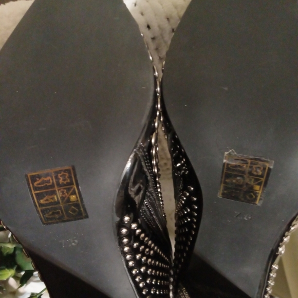 Jeffrey Campbell Studd KH Tall Black Studded Boots Size 7.5 Brand New Never Worn - Picture 9 of 12